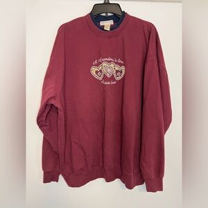 Vintage M&C Sportswear Grandma’s Love Crewneck 3X